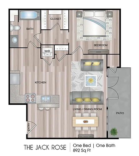 Floor plan The Jack Rose (Grand)