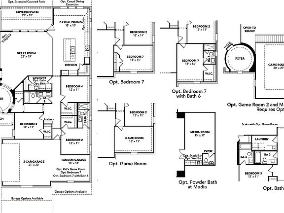 Explore luxurious residential architecture with a single-family home floor plan, offering elegant de