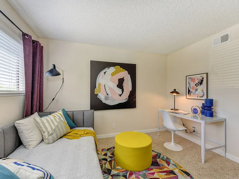 Bedroom With Desk