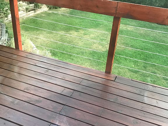 Upper deck in Summer