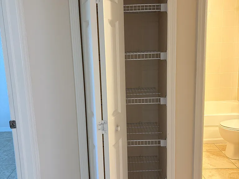 Hall closet