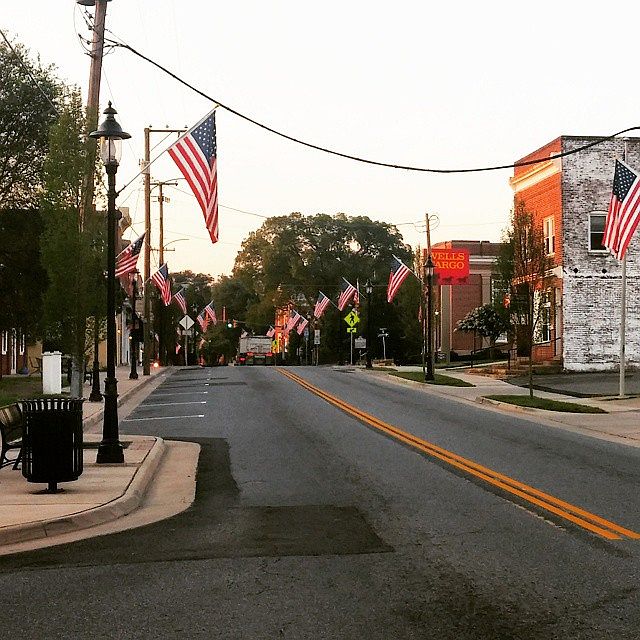 Beautiful All-American town