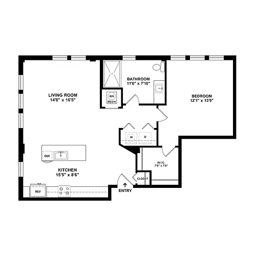Floor plan 1F