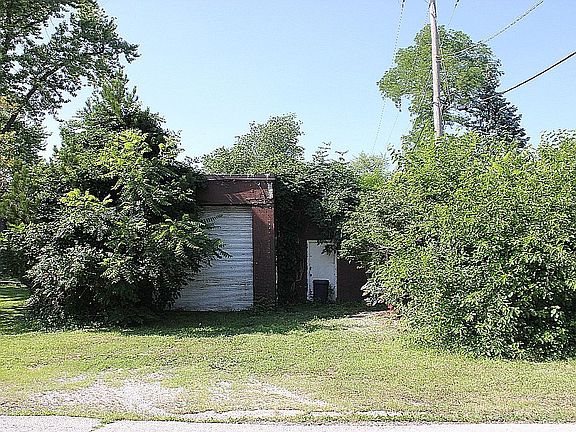 Large garage front