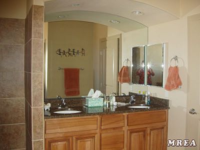 Master bath with two sinks