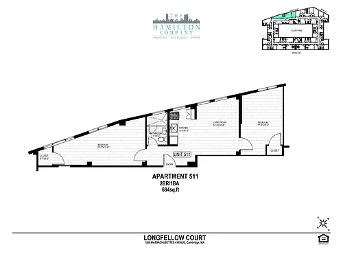 Floor plan 2 BEDROOM