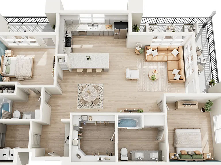 2D floor plan The Janis