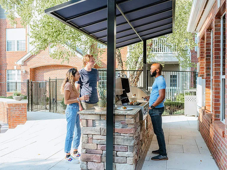 Outdoor grill and chef's kitchen