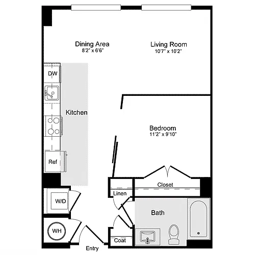 Floor plan E-3 Junior