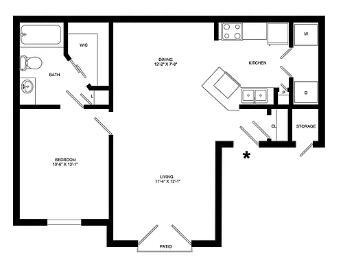 Floor plan Saxony
