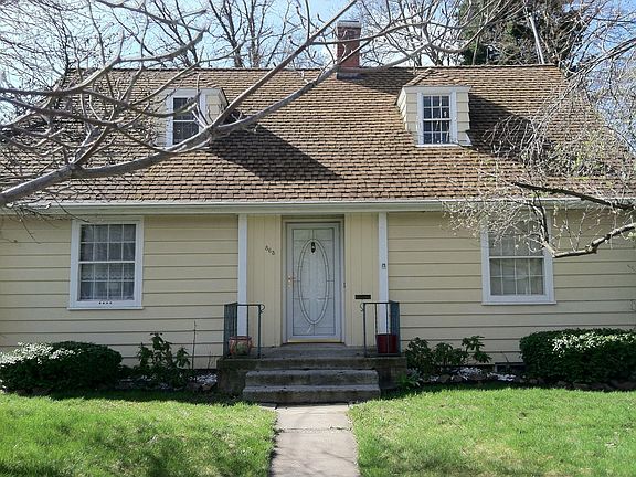 Front view during early spring