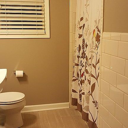 Newly renovated bathroom