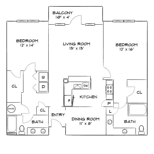 Floor plan Design 2D20 Premier 3
