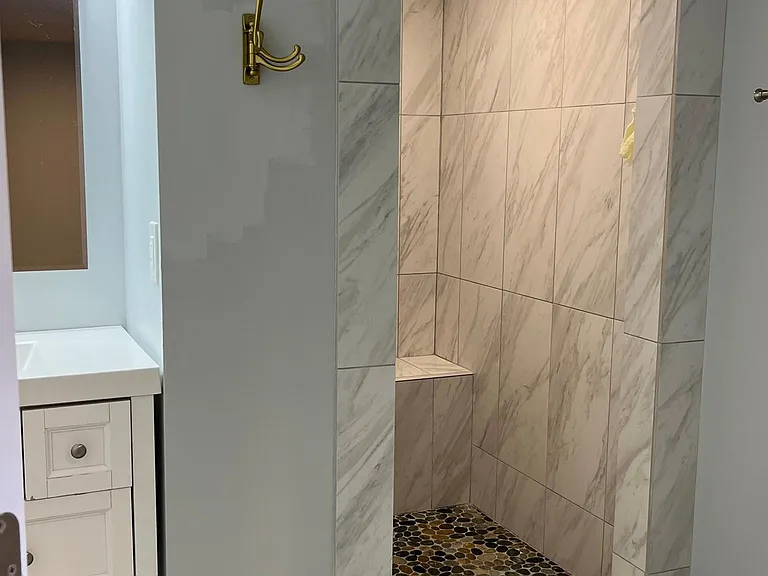 Downstairs living area bathroom