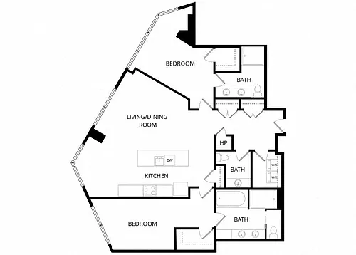 Floor plan Plan PH3 Penthouse