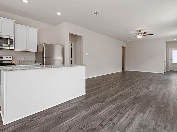 Open concept floor plan