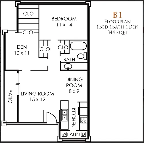 Floor plan B1