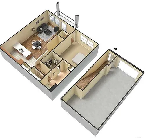 Floor plan Cyan