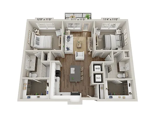 Floor plan B2