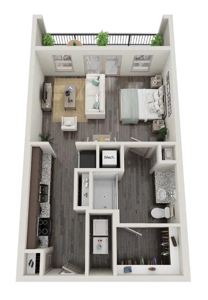 Floor plan Studio