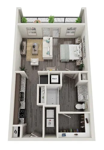 Floor plan Studio