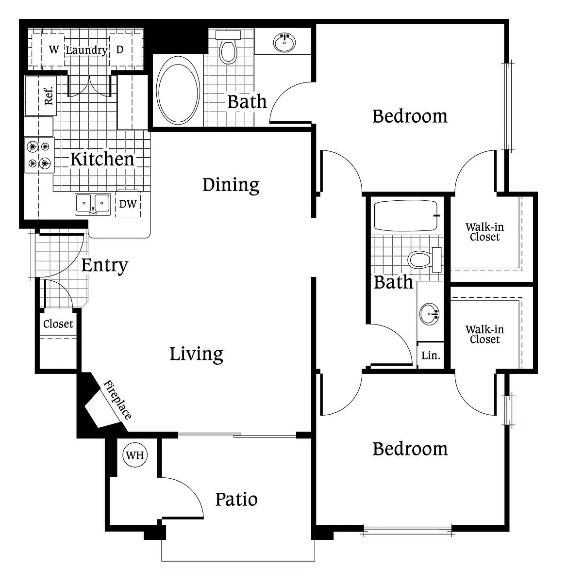 Floor plan Aspen Renovated