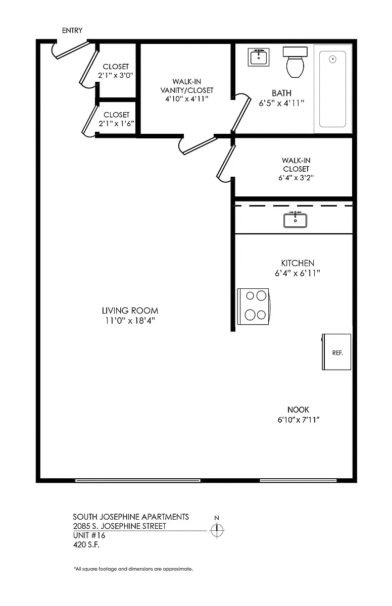 Floor plan Studio