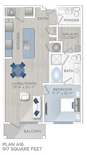 Floor plan A16