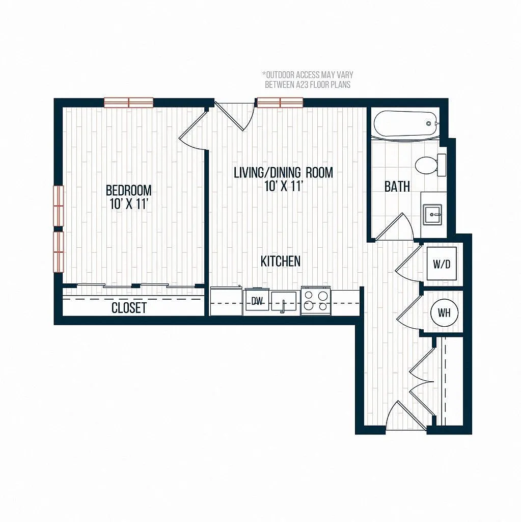 Floor plan A23
