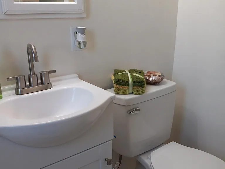 VANITY AND TOILET