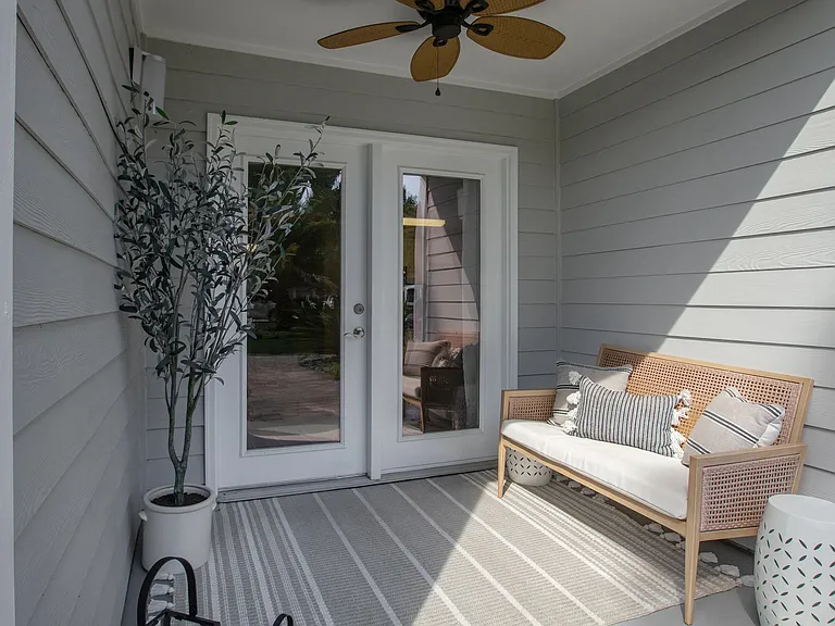 Escape to your own private haven with screened-in patios and balconies.