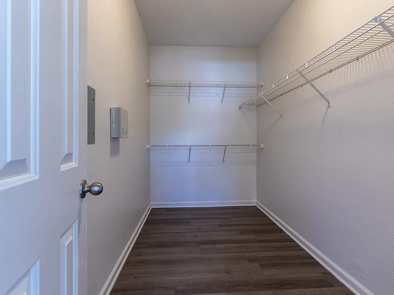 Large walk-in closets