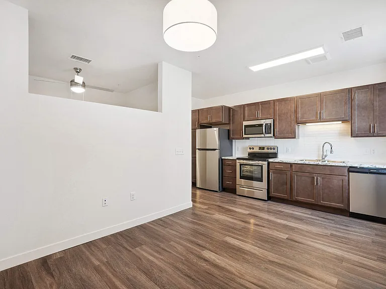Kitchen and Living Room
