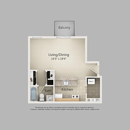 Floor plan A1