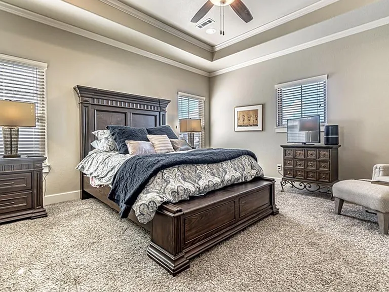 Master bedroom in front of house on 2nd floor