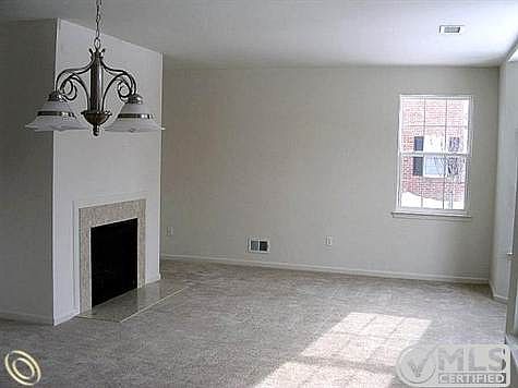 Living Room with Fireplace