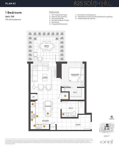Floor plan PLAN K1
