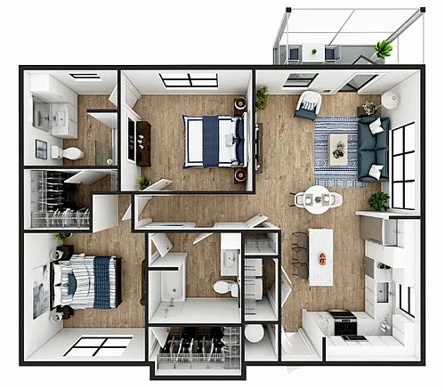 Floor plan Coral