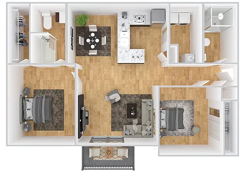 Floor plan Hockney | Renovated