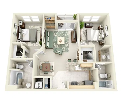 Floor plan B2A