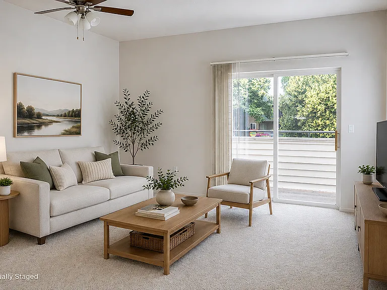 Virtually Staged - Landmark Apartments - Beaverton Oregon