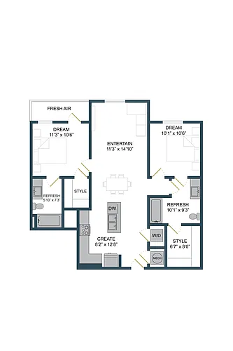 Floor plan B1G