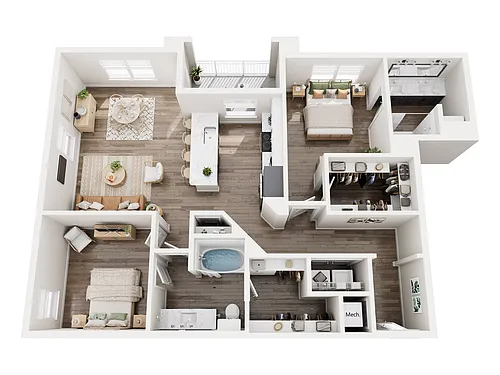 Floor plan B3