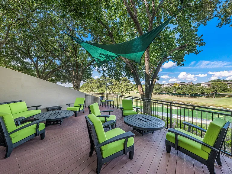Outdoor Lounge Area overlooking the Westdale Hills Golf Course