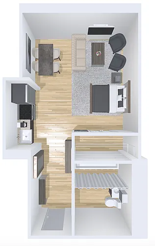 Floor plan studio 26