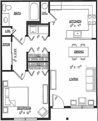 Floor plan 1-1
