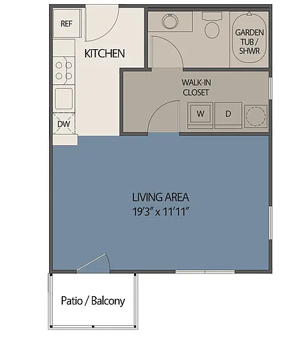 Floor plan Studio-Lofts Main Fl