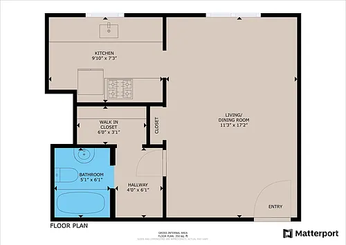 Floor plan Luxury Studio