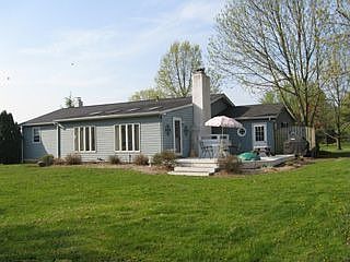 Rear of house