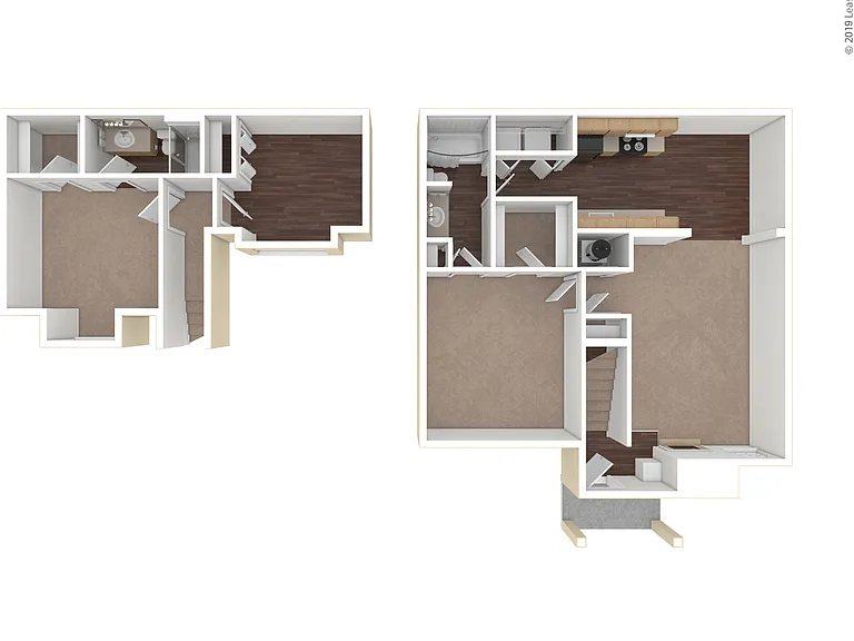 2x2 Townhouse